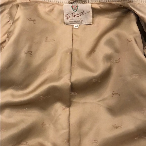 GUCCI Leather Bomber Jacket - Picture 5 of 5